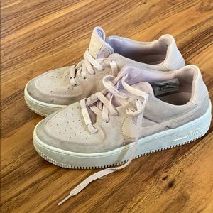 Pink Suede Air Force 1s